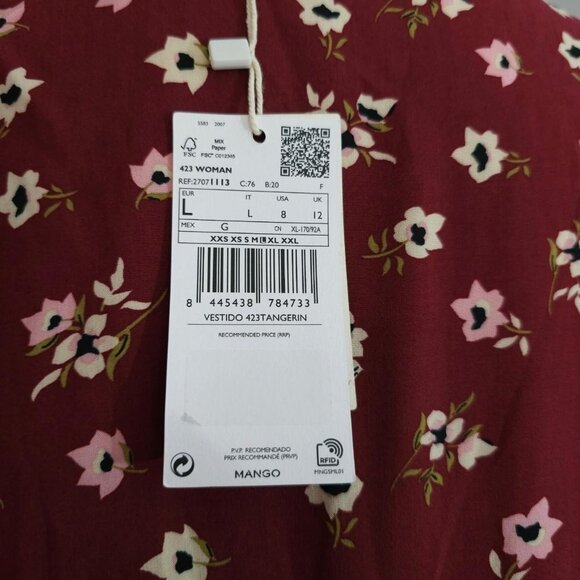 Floral Peasant Dress - Picture 6 of 7